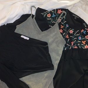 Zara American eagle jacket/top/dress bundle